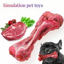 Unbreakable Dog Toys For Aggressive Chewers, Extremely Hard Toys For Small/Medium/Large Breeds, Original Dog Bone Chew Toys, Durable Dog Toys, Tough Dog Toys, Meat Flavored, Prepared Dog Bones Keep Dogs Busy - Large Rubber Realistic Dog Bone Pet Supplies, Suitable For Large Breeds