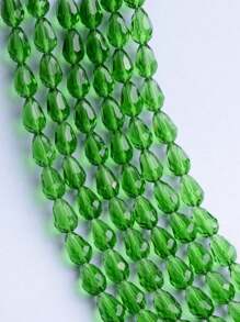 50pcs Crystal Glass Water Drop Beads For DIY Handmade Jewelry Making