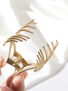 1pc Women Minimalist Casual Style Simple Hair Claw For Daily Casual Outing Wear Street Claw Clips Hair Clips Hair Jaw Clip Hair Clamps Hair Clutch Hair Catcher Clip