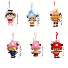 14Cm Đồ chơi nhồi bông ONE PIECE chính hãng Mặt dây chuyền nhân vật hoạt hình Chopper Búp bê nhồi bông dễ thương Móc khóa vải mềm Quà tặng sinh nhật cho trẻ em - Nhiều màu - Xem 5