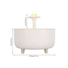 Automatic Intelligent Cyclic Filtration Cat Water Fountain USB Interface Pet Water Dispenser For Cats And Dogs 5V - Beige - View 5