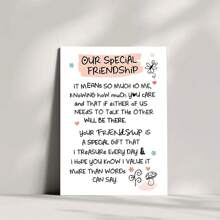 Lustige Dankeskarten für Freundschaft, hochwertigem Papier, feierliche Freundschaftssegen Geschenke für beste Freunde, aufrichtige Freundschaftskarten mit Umschlägen