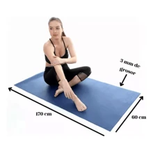 CARDIO BEAT 2 Tapetes de yoga para ejercicio esterrilla o colchoneta antidezlizante Pilates y fitness