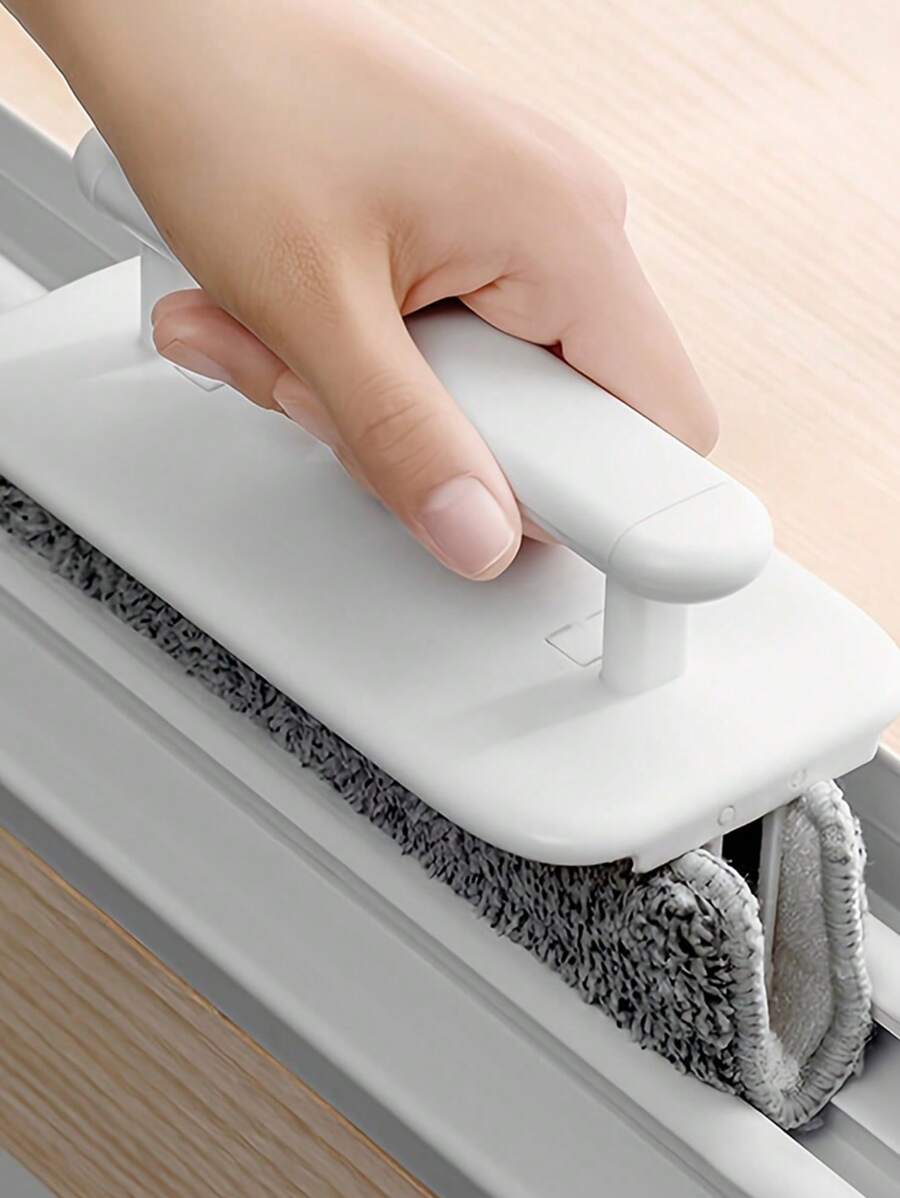 2 Pieces Set Window Groove Cleaning Brush Set With Handle And 1 ...