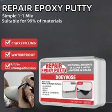 Doeyvose AB Two-Component Metal Repair Glue, High Strength Thermal-Resistant Cold Welding Adhesive For Metal Bonding And Filling - Transparent - View 10