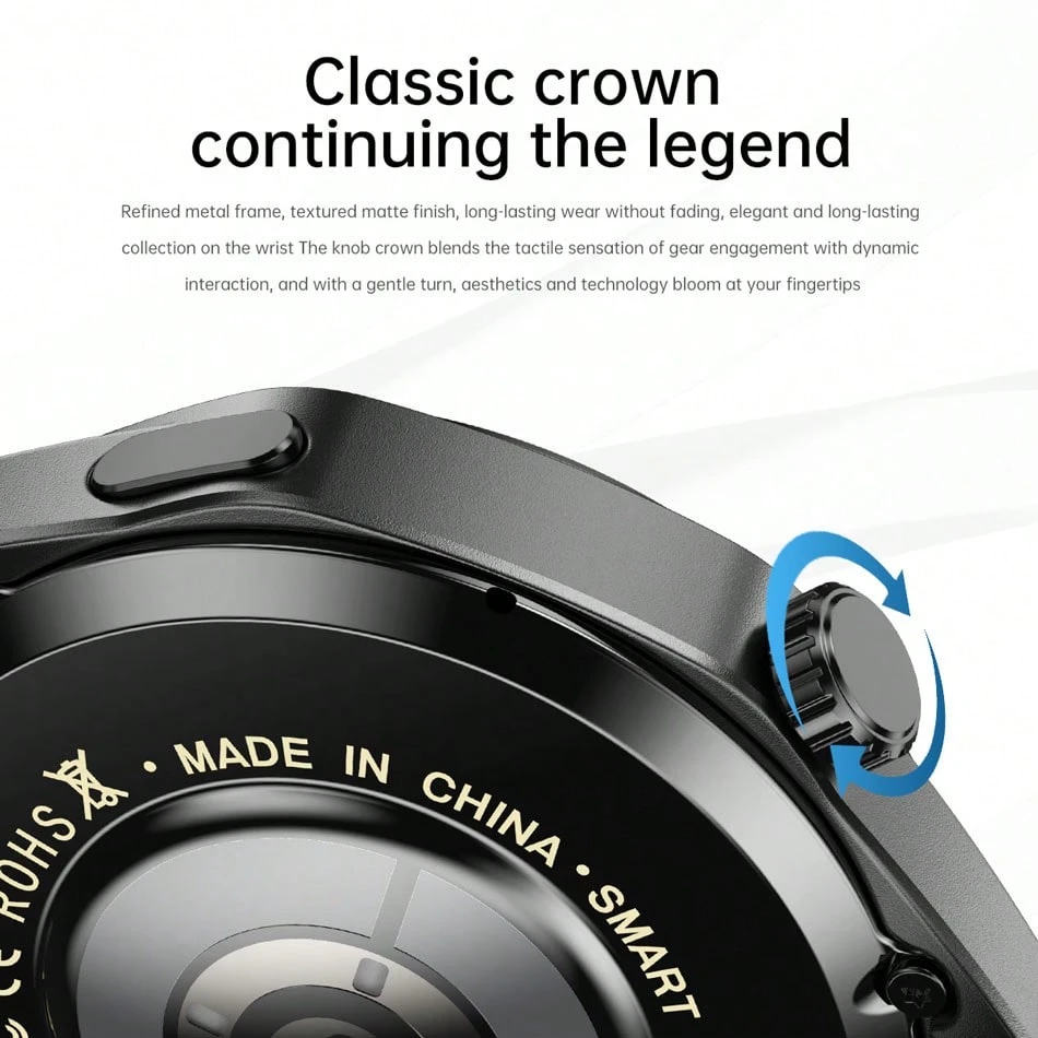 MBROS Cavo Di Ricarica USB Magnetico Compatibile Per ESFOE 2024 Smartwatch Uomo 1.43 EF5 - 2 Pezzi, Base Di Ricarica Di Ricambio