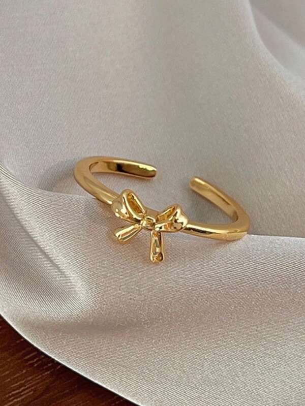 1 Stück modischer, minimalistischer Fliegen-Ring, verstellbar, geeignet für den täglichen Gebrauch, Partys und Feiertage von Frauen