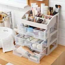 Clear Makeup Storage Box For Eyebrow Pencils And Brushes - Makeup Storage Box With Container