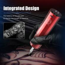 DONGYUNTATTOO Valentine'S Day Tattoo Kit Wireless Tattoo Pen Kit Tattoo Gun Kit With 10 Tattoo Cartridge Needles, Power Supply Long Battery Life, Portable Design Tattoo Machine Kit Complete Tattoo Machine Kit Perfect For Tattoo Beginners