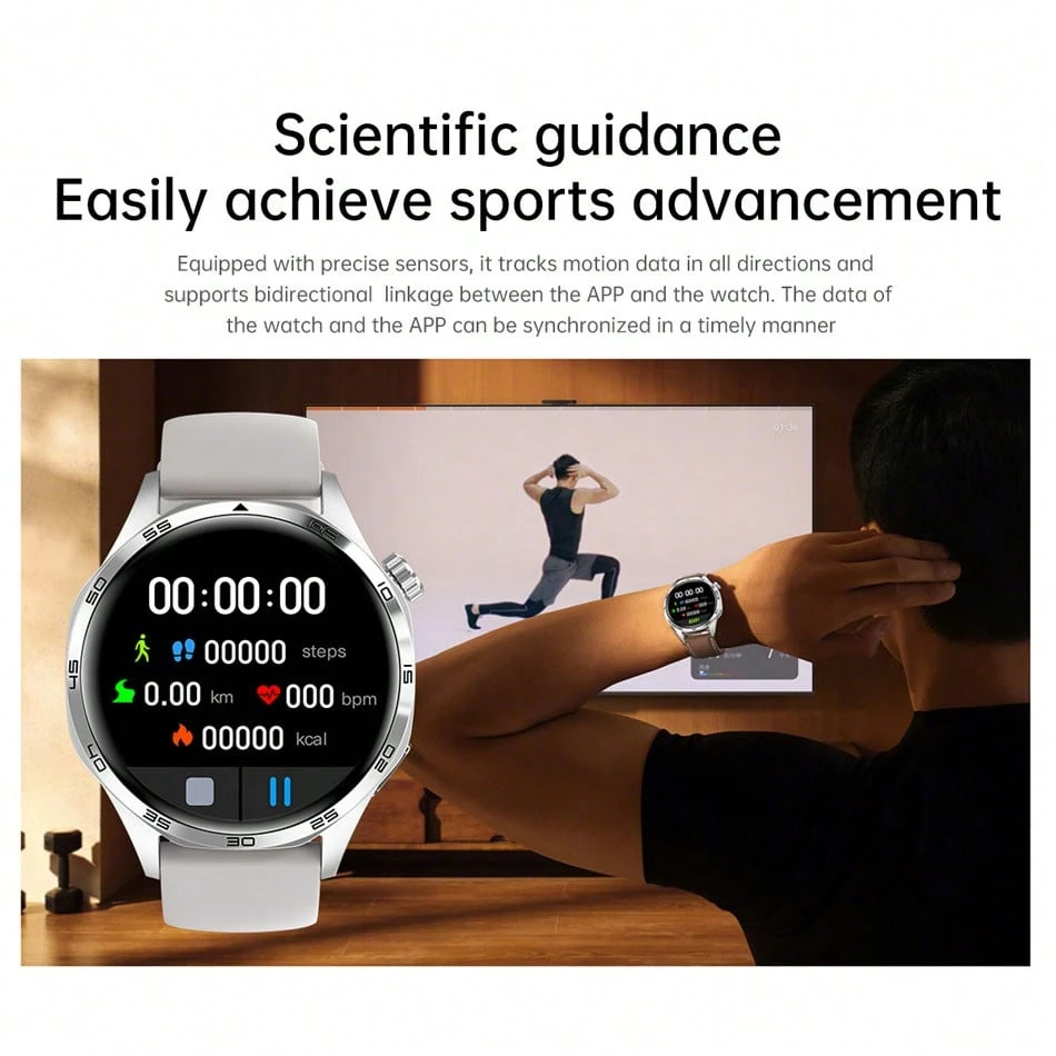 Orologio Sportivo Digitale Uomo 50m Impermeabile – Bussola, Altimetro, Barometro, Termometro, Cronometro, Contapassi – Militare, Outdoor, Nero