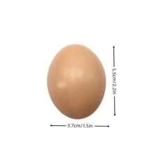 Set de 20 huevos de plástico falsos para manualidades de Pascua, pintura y decoración - Sin necesidad de alimentación eléctrica