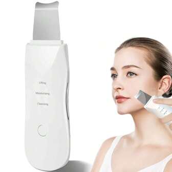 便携式电动去角质机，振动黑头去除器，可充电面部毛孔清洁器，用于深层清洁、去角质，适合女性居家和旅行使用