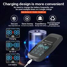 双输出多功能按摩器，一机可同时供两人使用，小巧易携带，9 种模式 30 种强度等级