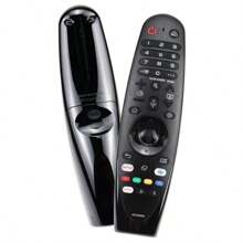 SMYTH Télécommande de remplacement Magic pour TV intelligente OLED QNED NanoCell 4K UHD, modèle AM-MR20GA AKB75855501, remplace AN-MR650, AN-MR19BA, AN-MR18BA, avec touches Prime (Sans fonction vocale ni de pointeur)