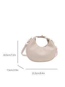 Fashionable Solid Color Woven Pattern Embossed Handbag With Casual And Simple Elegant, Suitable For Shopping, Wallets, Shopping, Young Women, College Students, Newcomers, White-Collar Workers. They Are Very Suitable For Offices, Universities, Work, Business, Commuting, Outdoor Activities, Travel, And Outings
