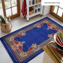 [Crystal Velvet, PVC Bottom, 5mm Thickness] 1pc Bohemian Style Carpet - Waterproof, Anti-Slip, Absorbent, Machine Washable, Soft & Comfortable Mat, Suitable For Kitchen, Living Room, Bedroom, Hallway, Bathroom, Laundry Room - Easy To Clean, Carpet, Home Decor Home Bathroom Decor Bath Rug Outdoor Rug Door Mat