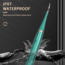 Elektrische Zahnbürste Schallzahnbürste Mit 3 Ersatzbürsten 5 Modi So nic, Zahnreinigungsset Fleckenentfernung für Pflege von Zahn Zu Hause DE