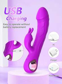 LIKETHAT Vibradores para clítoris y punto G con 10 modos, vibrador vaginal conejo, masajeador femenino para parejas, consolador extra grande, juguetes sexuales eróticos para mujeres para una poderosa orgasmo, vibradores AV, masturbación femenina, consolador, juegos sexuales, máquinas sexuales, vibradores anales, vibradores tipo bala