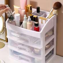 Clear Makeup Storage Box For Eyebrow Pencils And Brushes - Makeup Storage Box With Container