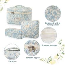 Quilted Ditsy Floral Cosmetic Bag, Large Capacity Portable Hand Bag, Cute Retro Countryside Style Clutch, Portable Travel Toiletry Organizer Makeup Bag, Room Decor, Bags, Makeup Bag, Vanity, Travel, Make Up Bag, Travel Essentials, Organizer, Storage, Travel Essential, Makeup Organizer, Makeup Bags, Toiletry Bag, Desk Organiser, Cosmetic Bag, Makeup Pouch, Make Up Organizer, Vanity Accessories, Make Up Pouch, Makeup Bags,Cosmetic Bag,Makeup Organiser,Travel,Makeup Pouch,Bag,Vanity,Make Up Pouch,Travel Essentials,Pouch Bag,Travel Essential,Vanity Accessories,Small Makeup Bag,Makeup Pouch,Cosmetic Bag,Travel Essential,Large Capacity,Large Makeup Bag