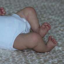 Muñeca bebé renacida realista de 18 pulgadas, piel pintada en 3D con venas visibles como un bebé real, linda muñeca de vinilo de Body completo hecha a mano, muñecas bebé realistas de la vida real para recién nacidos, gran regalo para niños