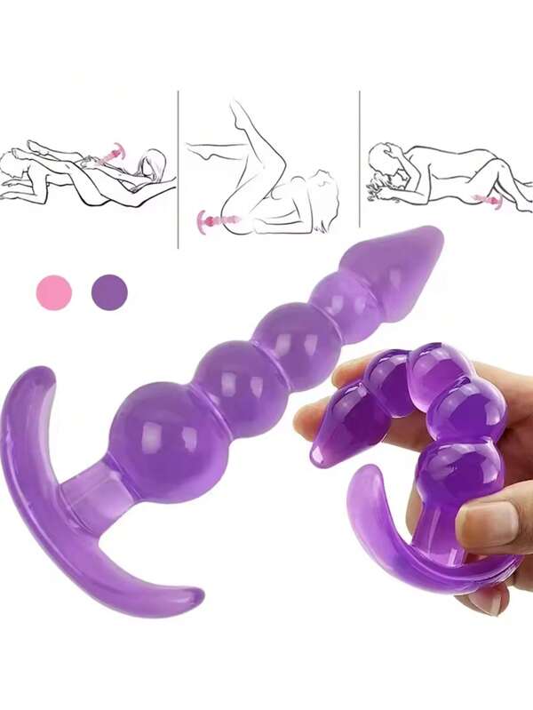 LANSKLBD Multi-Size Butt & Anal Plug Set Silicone Training Dildo For Vaginal/Anus Stimulation | Sex Toys For Women & Sexy Adult Toys
