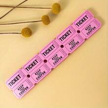 100 Blue Raffle Tickets With Perforations And Consecutive Numbers ...