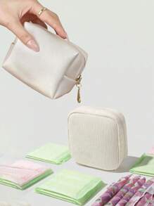 Small Cosmetic Case, Zipper Storage Bag, Travel Toiletry Bag, Coin Purse, Cosmetics Storage Box, Waterproof And Cute Travel Toiletry Storage Bag, Suitable For Women And Girls ​, Makeup Bag School Supplies Travel Essentials Pouch Make Up Bag Holiday Essentials Cosmetic Bag Makeup Bags Makeup Pouch Beauty Makeup Organizer Make Up Organizer Makeup Storage Winter Leopard Print Sausage Dog Gifts For Women