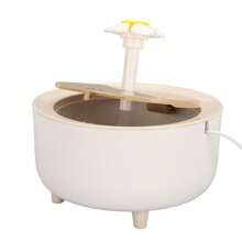 Automatic Intelligent Cyclic Filtration Cat Water Fountain USB Interface Pet Water Dispenser For Cats And Dogs 5V - Beige - View 11