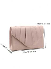 Presente de Dia dos Namorados Amor Feriado Data Bolsas de Mão Prateadas Design em V Corrente de Metal Glitter Lantejoulas Bolsas de Noite com Envelope Festa Casamento Casual Bolsas Femininas Banquete Jantar Bolsa