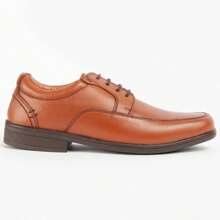 Purapiel Zapato De Piel De Vestir Cómodo Y Elegante Con Cordones Confore11 ✅Entrega 1-3 Días España (Península) y Portugal / 3-7 Días Resto EU - Marrón - Ver 2