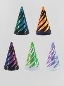 Multi-Size Reversible Spiral Cone 3D Printed Anxiety Relief Fidget Toy,Spiral Structures Finger Spinner Desk Decor,Perfect Gift For Christmas,Birthday Parties,Gadgets For Teens,3d Fidget,Anxiety Toy,Fidget>Over 14 Years,Gyroscope,Fidget Slider