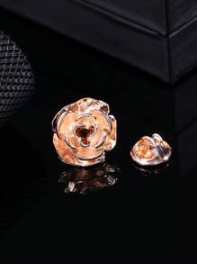 1 件优雅优质玫瑰胸针，男士时尚翻领装饰配饰，适合日常佩戴 - 胸針 - 查看 15