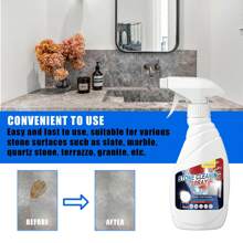 Revestimiento de cristal cerámico y de piedra - Eliminador de manchas, limpiador de arañazos y agente de mantenimiento para baldosas de mármol de cocina del hogar