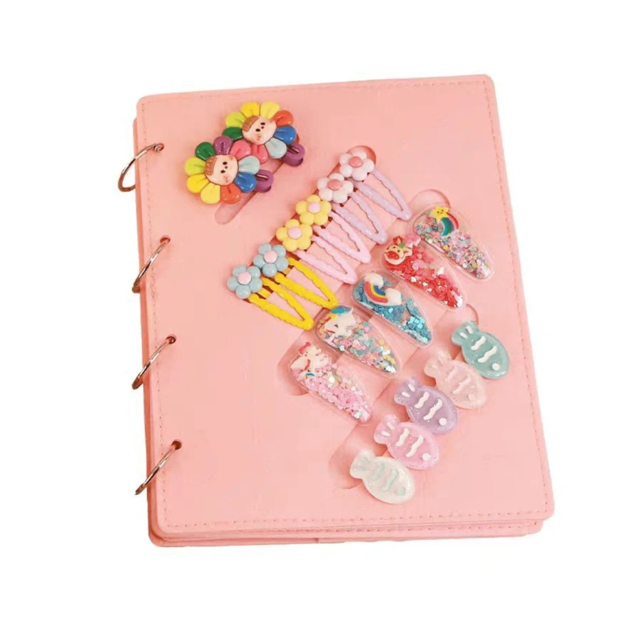 1 X 婴儿发饰收纳袋，书形设计 - 彩色 - 查看 1