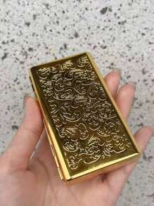 1纯色PU皮革烟盒四季创意个性20支香烟盒便携金属保护盒手提烟盒厚薄两用烟盒 - 彩色 - 查看 11