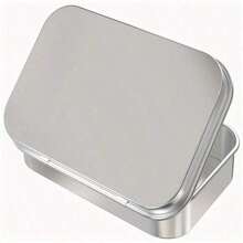 1/4/6 Stücke Klappdose, Metalldose, tragbare Mini Aufbewahrungsbox mit festem Scharnierverschluss für Reißzwecken, Perlen, Ohrringe und Schmuck Basteleien, Geschenk für Damen zur Einschulung