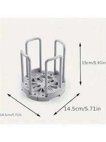 1 件可调节可扩展塑料厨房储物架，带排水孔，碗碟盘杯架，餐具收纳架，橱柜桌面碗碟架