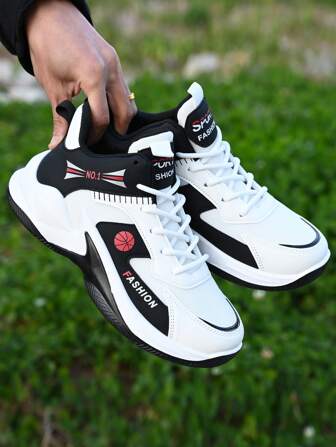 男鞋新款篮球鞋秋冬真皮运动鞋青少年透气防滑减震跑步鞋