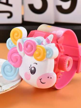 Reloj electrónico infantil con proyección de dibujos animados para niños y niñas