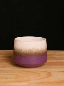 1pc 180ml陶瓷渐变紫咖啡杯耐高温陶瓷马克杯情侣杯家用早餐牛奶杯饮料杯办公室水杯咖啡拿铁杯香薰杯生日礼物杯送爸爸妈妈开学礼物