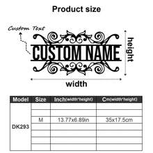 1pc Custom Vintage Metal Doorplate Decorative Art, Rural Street Nameplate Wall Decorations - Personalized Door Numbers And Text - Wall-Mounted Multifunctional Address Signs, House Numbers, Outdoor Address Signs, Farmhouse Door Art,Graphic Print