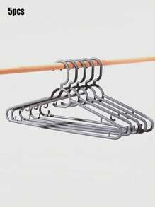 15pcs/10pcs/5pcs Home Ruberized Non-Slip Non-Marking Clothes Hangers With Hooks, Practical For Clothes Drying, Preventing Clothes From Falling