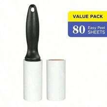 240 Sheets Super Sticky Lint Roller - Pet Hair Remover - Set Includes 1 Handle And 6 Refills, For Car Carpet, Car Seat, Car Interior, Furniture, Sofa And Clothes