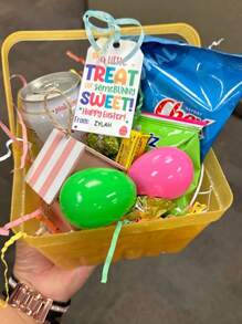 Treat For Someone Sweet Easter Gift Tag, Easter Basket Gift Tag, Easter Treat Tag, Easter Party Favor Tag, Treat Bags, Easter Favors