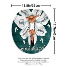 4 件套女孩浴帘套装、励志格言浴帘、非裔美国女孩浴帘、浴室装饰浴帘、防水面料浴室装饰浴帘 12 个挂钩、防滑浴室垫、马桶垫套装、浴室垫、马桶座垫、防滑 U 型垫、12 个挂钩浴帘、70.8 英寸 X 70.8 英寸秋季装饰浴室配件返校 - 彩色 - 查看 8