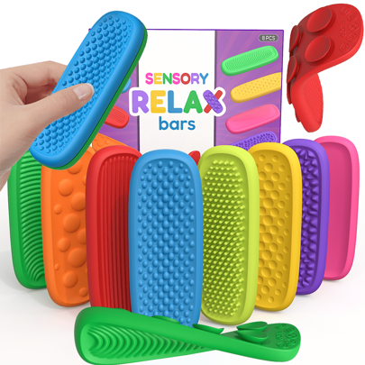 4 pièces/8 pièces/16 pièces Jouets à triturage - Pierres sensorielles en silicone pour soulager l'anxiété, pierres sensorielles texturées améliorées avec base à ventouse, jouet anti-stress texturé en silicone, jouets colorés et cool (forme, couleur et détails d'emballage aléatoires)