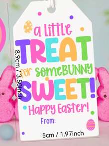 Treat For Someone Sweet Easter Gift Tag, Easter Basket Gift Tag, Easter Treat Tag, Easter Party Favor Tag, Treat Bags, Easter Favors