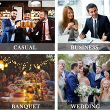 Zweiteiler, Herren Einfarbige Mikrofaser Krawatte und Einstecktuch Kombination, sehr geeignet als Herrengeschenk, passend, Hochzeiten, Bräutigame, Trauzeugen, Dates, Abendessen, Feste und andere Anlässe