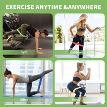 1pc Resistance Bands For Working Out, Exercise Bands Resistance Bands Set With 5 Resistance Levels, Multi-Colored Workout Bands For Indoor And Outdoor Fitness, Leg Strength Training, Rehab, Yoga